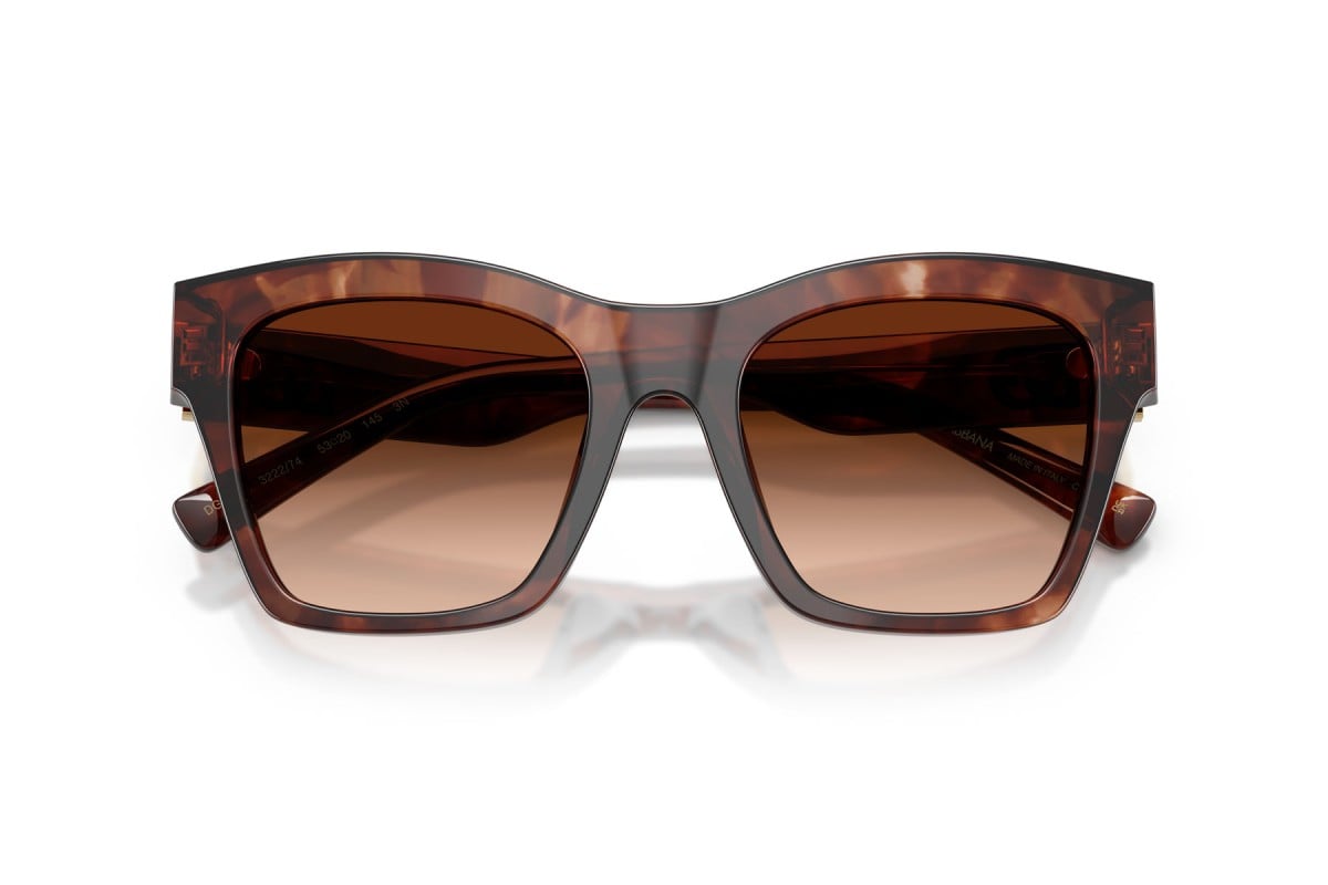 OCCHIALE DA SOLE DONNA | DOLCE & GABBANA DG 4512 - 322274 AVANA ROSSO SCURO - CALIBRO 53