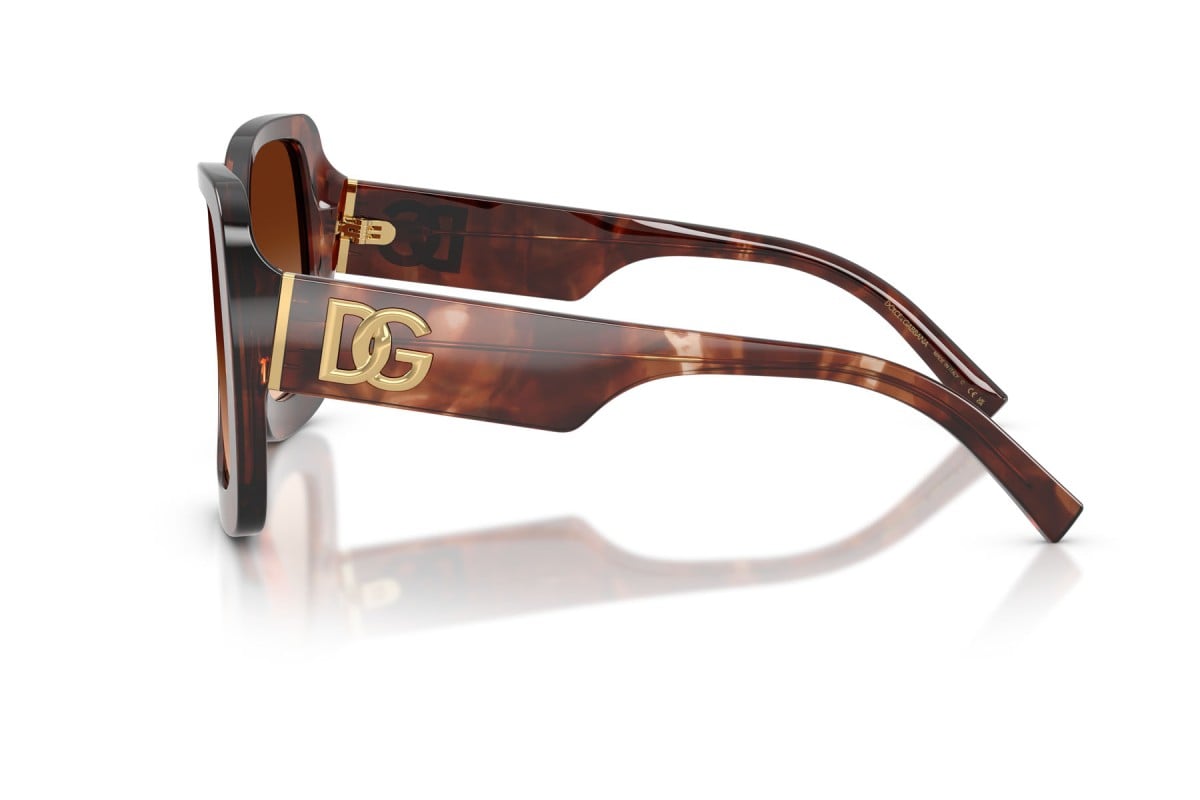OCCHIALE DA SOLE UNISEX | DOLCE & GABBANA DG 4513 - 322274 AVANA ROSSO SCURO - CALIBRO 55