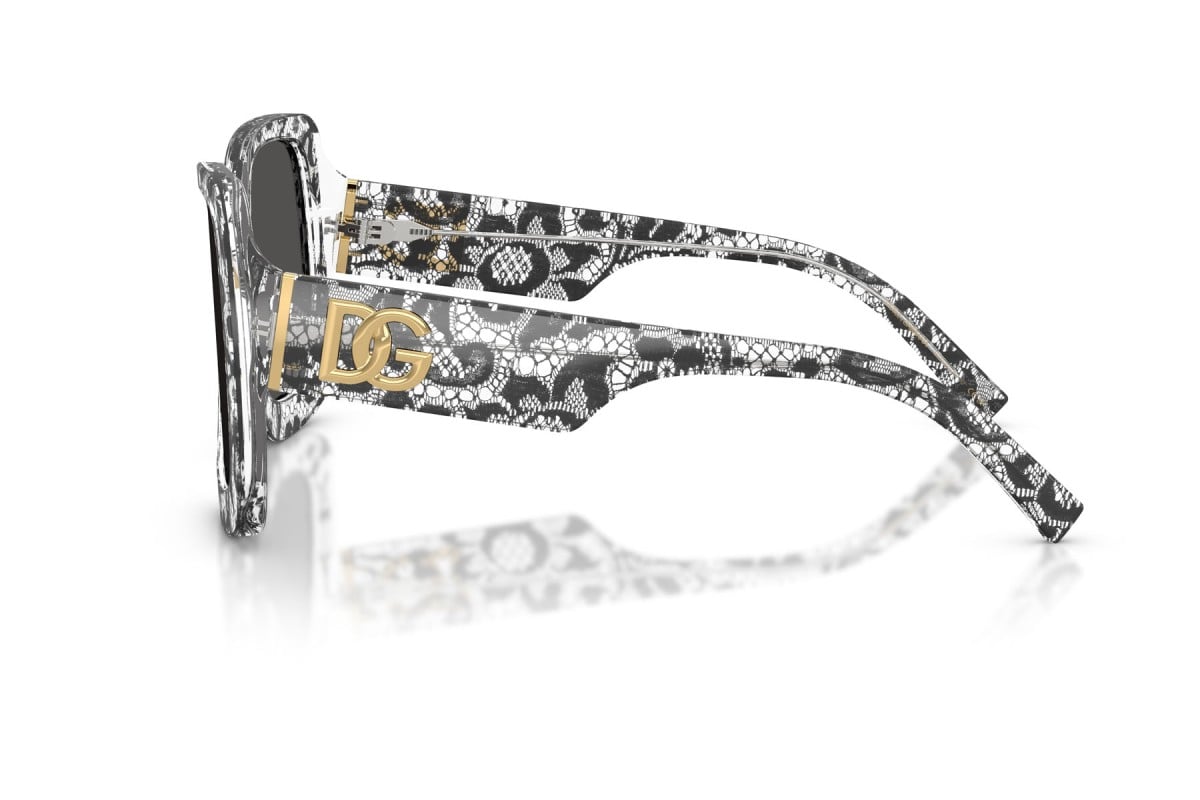 OCCHIALE DA SOLE UNISEX | DOLCE & GABBANA DG 4513 - 328787 PIZZO NERO - CALIBRO 55