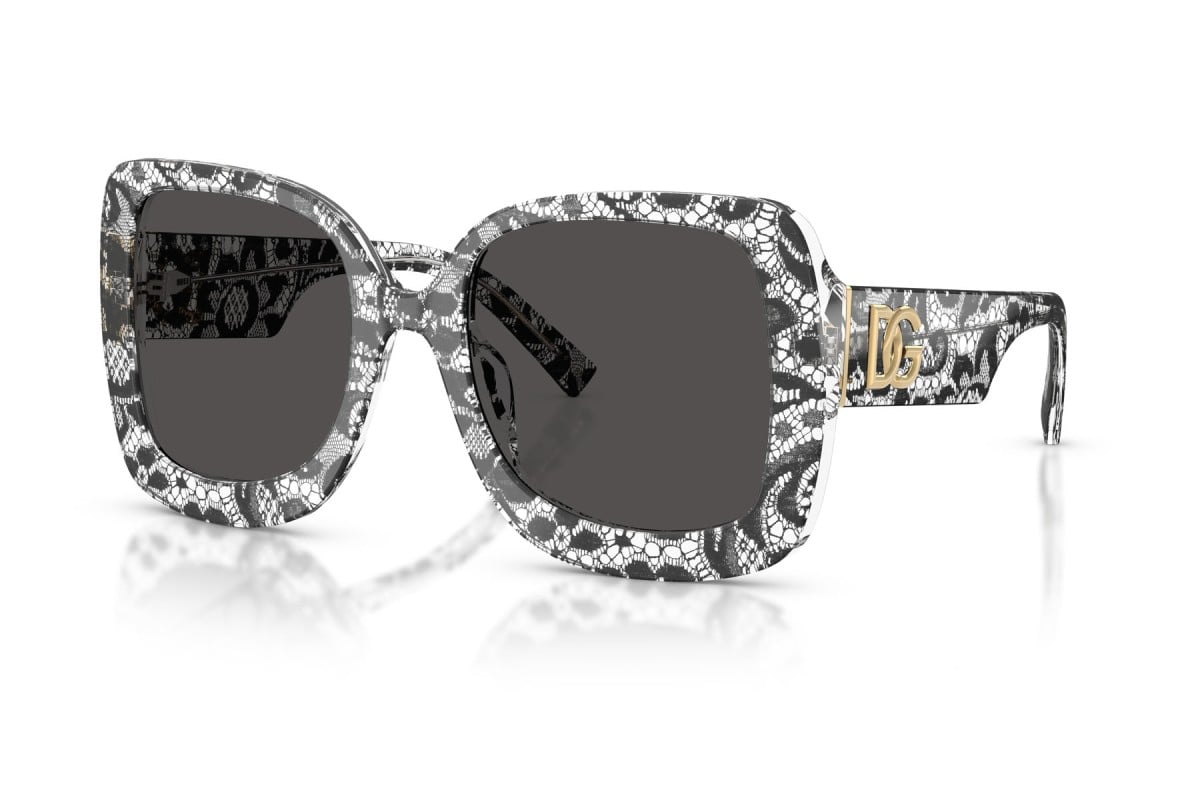 OCCHIALE DA SOLE UNISEX | DOLCE & GABBANA DG 4513 - 328787 PIZZO NERO - CALIBRO 55