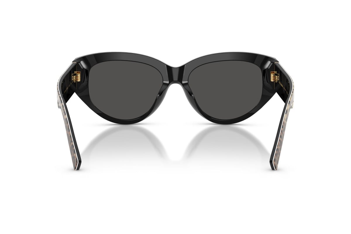 OCCHIALE DA SOLE DONNA | DOLCE & GABBANA DG 4514 - 316387 LEONE MARRONE SU NERO - CALIBRO 55