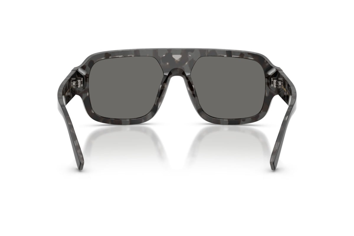 OCCHIALE DA SOLE UOMO | DOLCE & GABBANA DG 4516 - 3403/1 NERO SU GRIGIO AVANA - CALIBRO 55