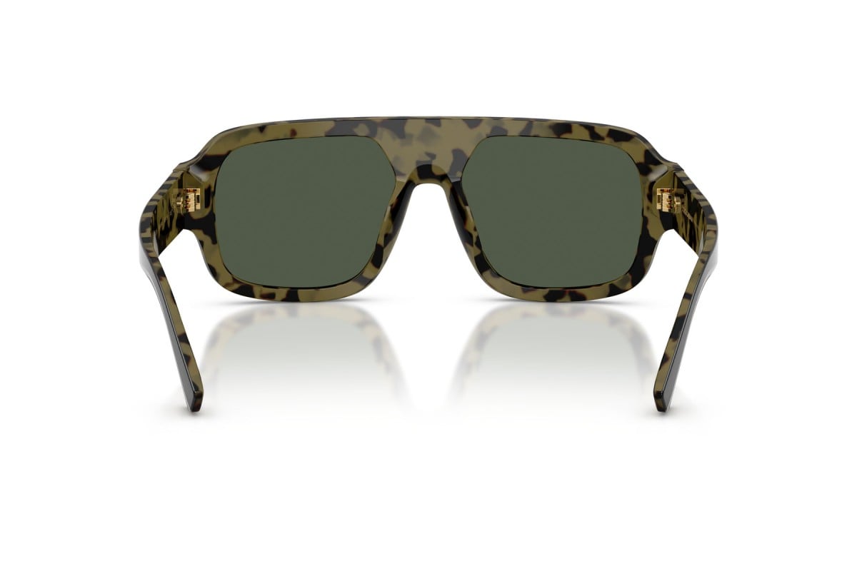 OCCHIALE DA SOLE UOMO | DOLCE & GABBANA DG 4516 - 34049A NERO SU GIALLO AVANA - CALIBRO 55