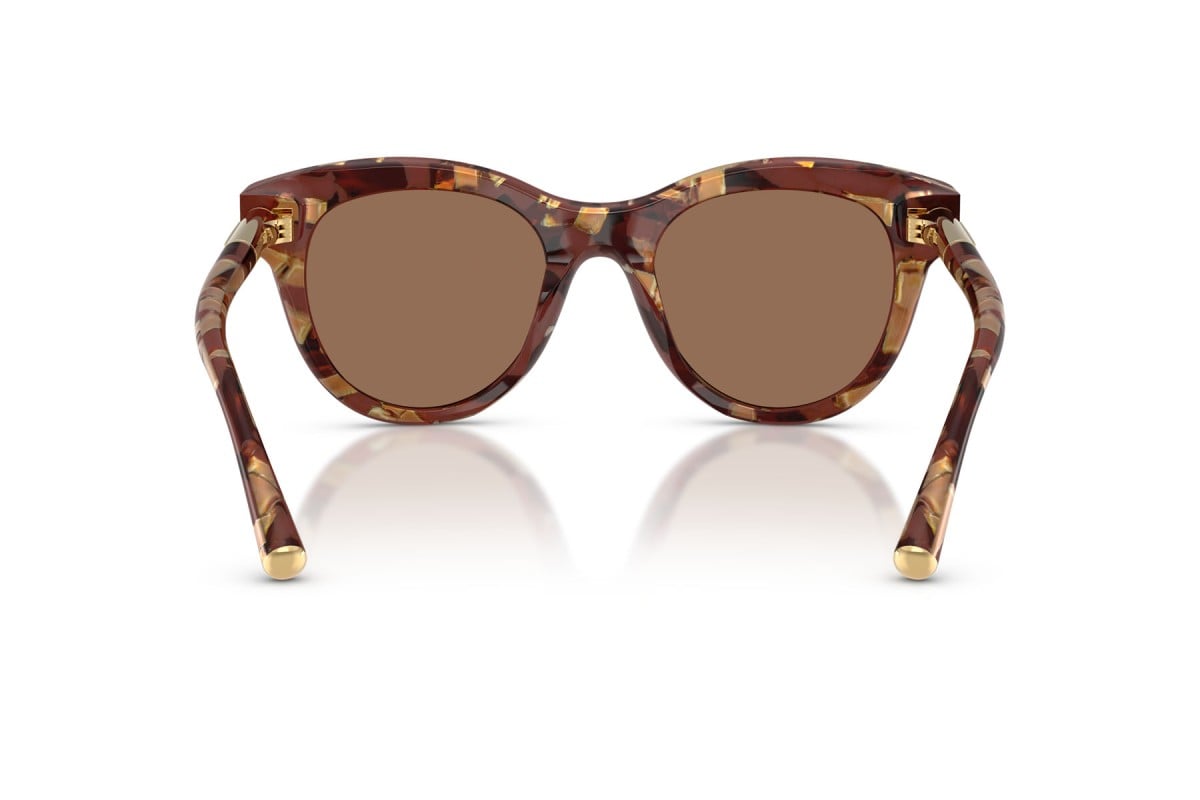 OCCHIALE DA SOLE DONNA | DOLCE & GABBANA DG 4518 - 346273 MARRONE PERLA AVANA - CALIBRO 52