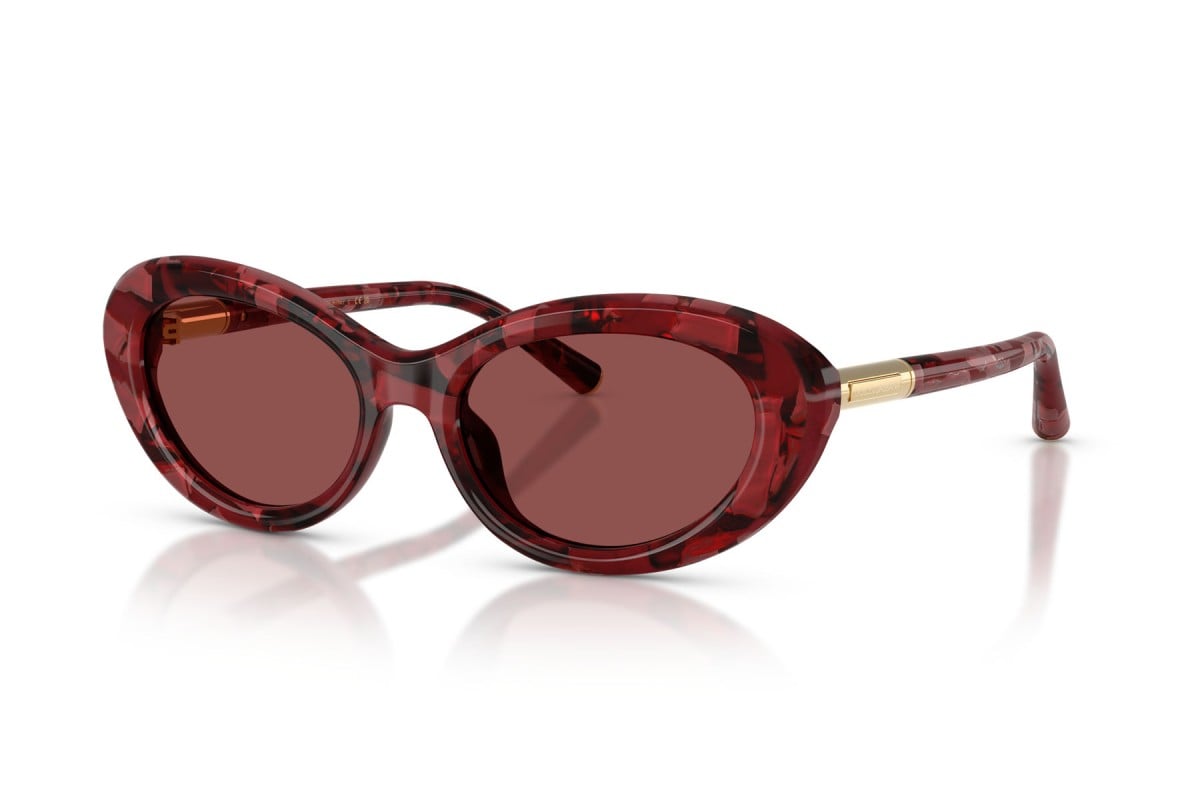 OCCHIALE DA SOLE DONNA | DOLCE & GABBANA DG 4519 - 346375 ROSSO AVANA PERLATO - CALIBRO 54