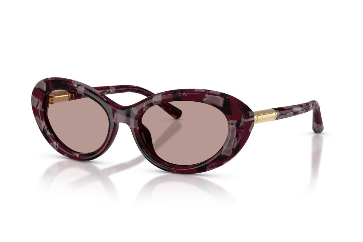 OCCHIALE DA SOLE DONNA | DOLCE & GABBANA DG 4519 - 34647N PERLA AVANA VIOLA - CALIBRO 54