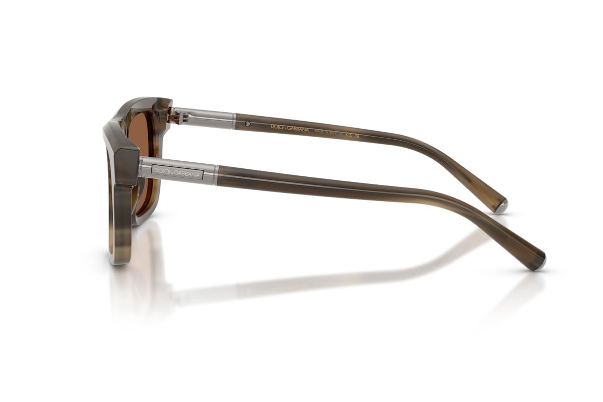 OCCHIALE DA SOLE UOMO | DOLCE & GABBANA DG 4521 - 3200OK TABACCO STRIATO - CALIBRO 52