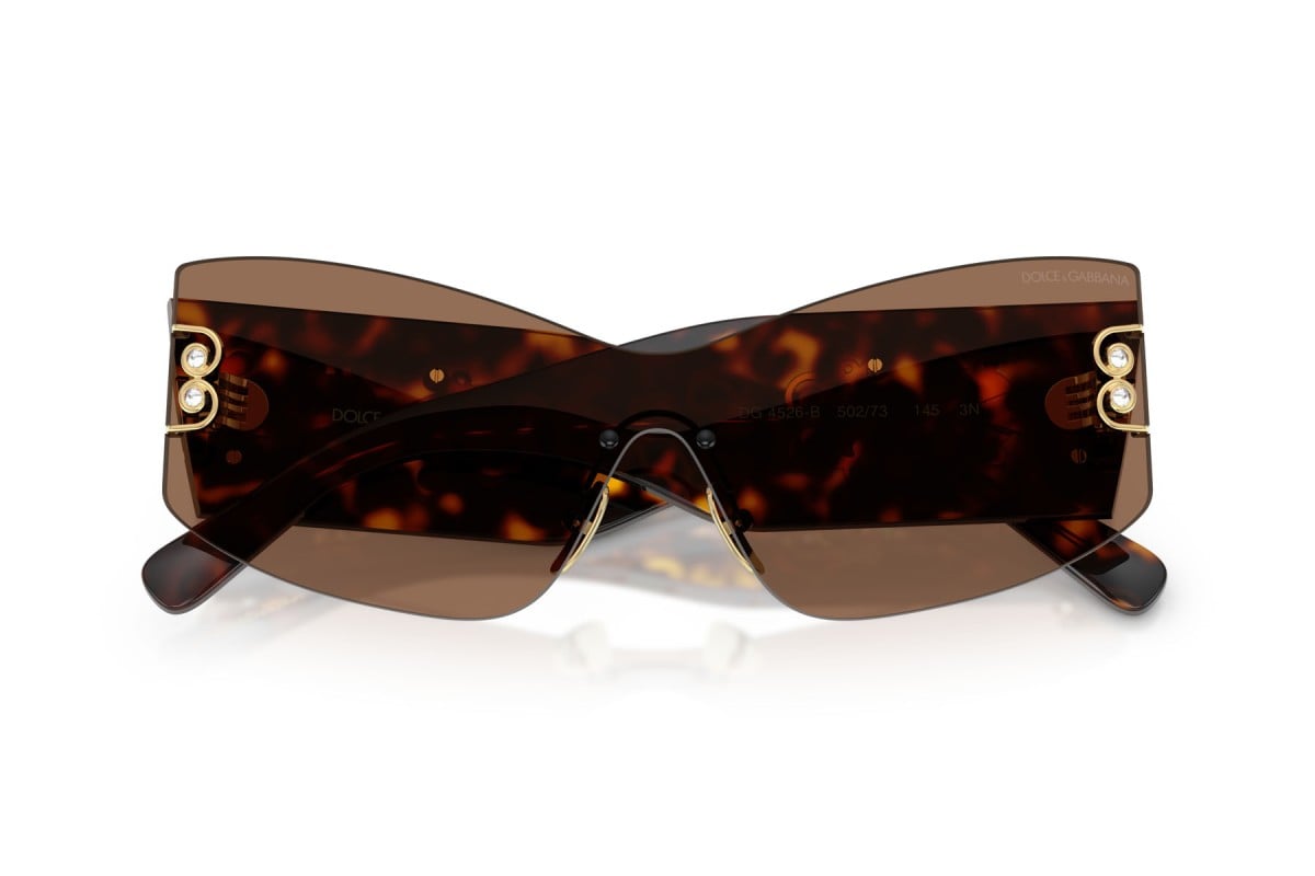 OCCHIALE DA SOLE DONNA | DOLCE & GABBANA DG 4526B - 502/73 L'AVANA - CALIBRO 42