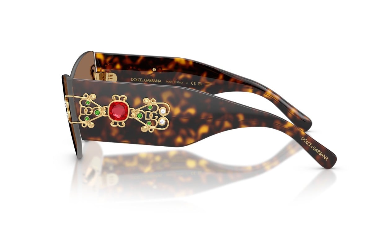 OCCHIALE DA SOLE DONNA | DOLCE & GABBANA DG 4526B - 502/73 L'AVANA - CALIBRO 42