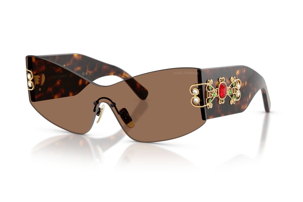 OCCHIALE DA SOLE DONNA | DOLCE & GABBANA DG 4526B - 502/73 L'AVANA - CALIBRO 42