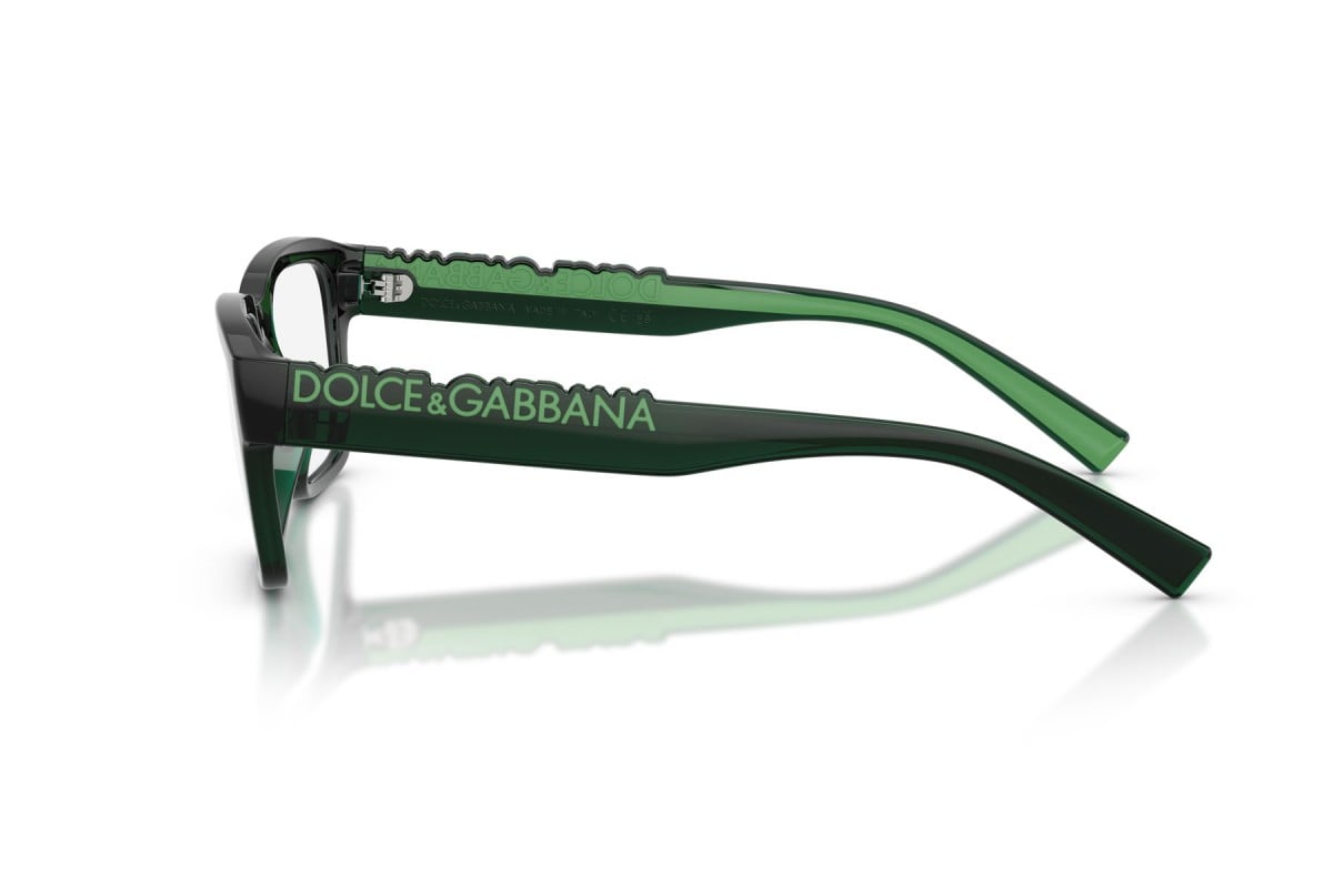 OCCHIALE DA VISTA UNISEX | DOLCE & GABBANA DG 5112 - 3008 VERDE TRASPARENTE - CALIBRO 53