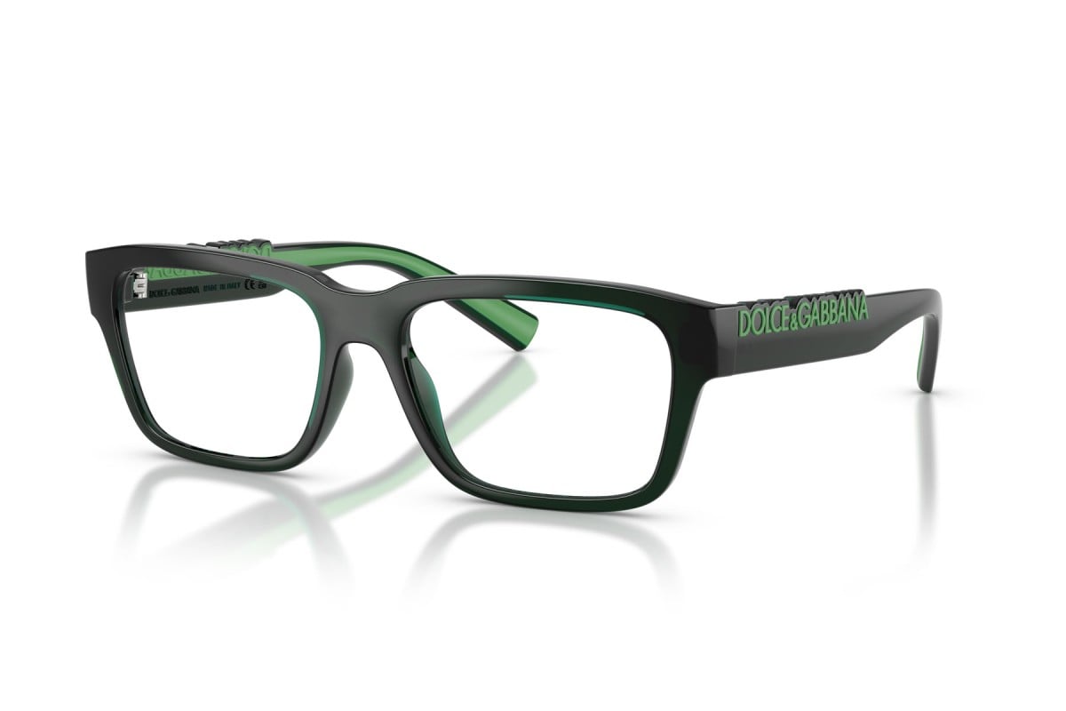 OCCHIALE DA VISTA UNISEX | DOLCE & GABBANA DG 5112 - 3008 VERDE TRASPARENTE - CALIBRO 53