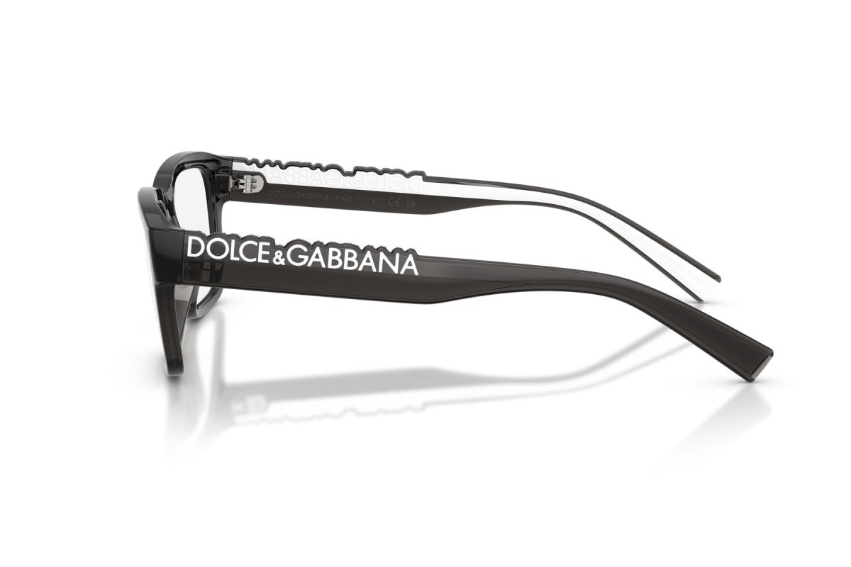 OCCHIALE DA VISTA UNISEX | DOLCE & GABBANA DG 5112 - 3160 GRIGIO SCURO TRASPARENTE - CALIBRO 53