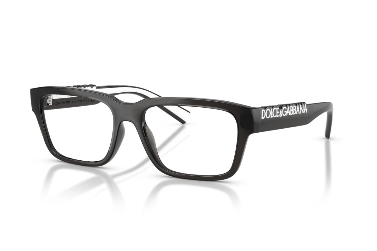 OCCHIALE DA VISTA UNISEX | DOLCE & GABBANA DG 5112 - 3160 GRIGIO SCURO TRASPARENTE - CALIBRO 53