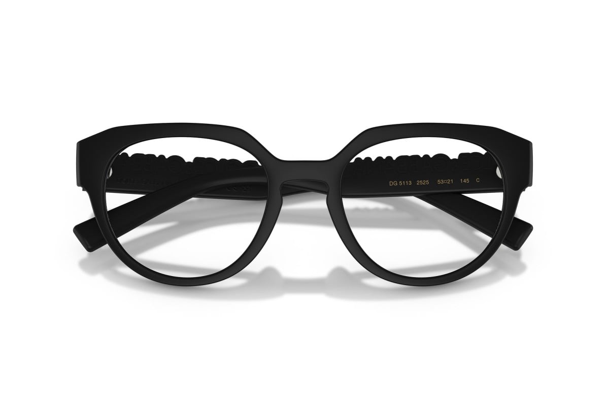 OCCHIALE DA VISTA UNISEX | DOLCE & GABBANA DG 5113 - 2525 NERO OPACO - CALIBRO 51