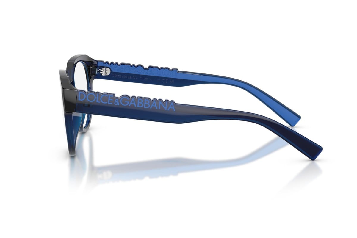 OCCHIALE DA VISTA UNISEX | DOLCE & GABBANA DG 5113 - 3009 BLU SCURO TRASPARENTE - CALIBRO 53
