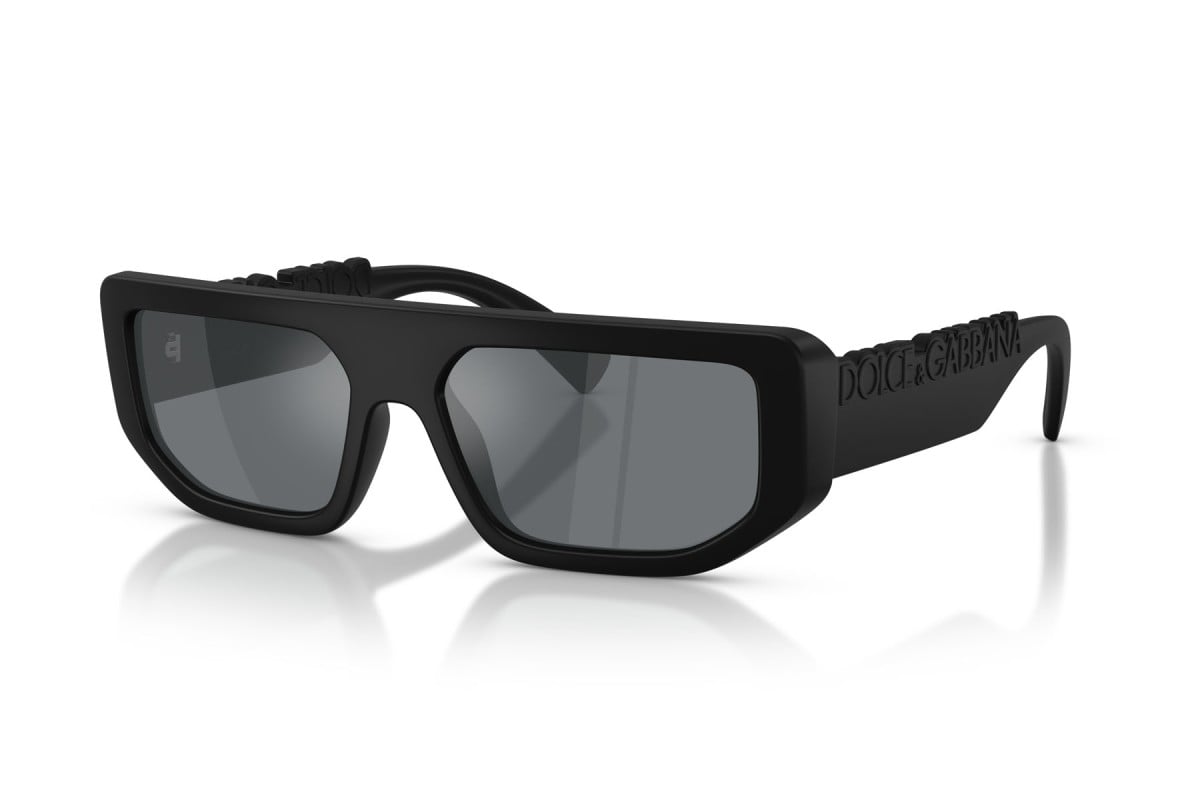 OCCHIALE DA SOLE UNISEX | DOLCE & GABBANA DG 6203 - 25256G NERO OPACO - CALIBRO 56