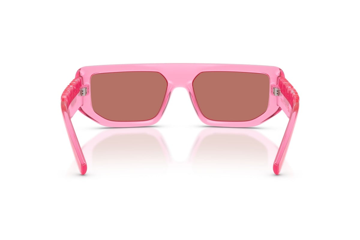 OCCHIALE DA SOLE UNISEX | DOLCE & GABBANA DG 6203 - 314875 ROSA TRASPARENTE - CALIBRO 56