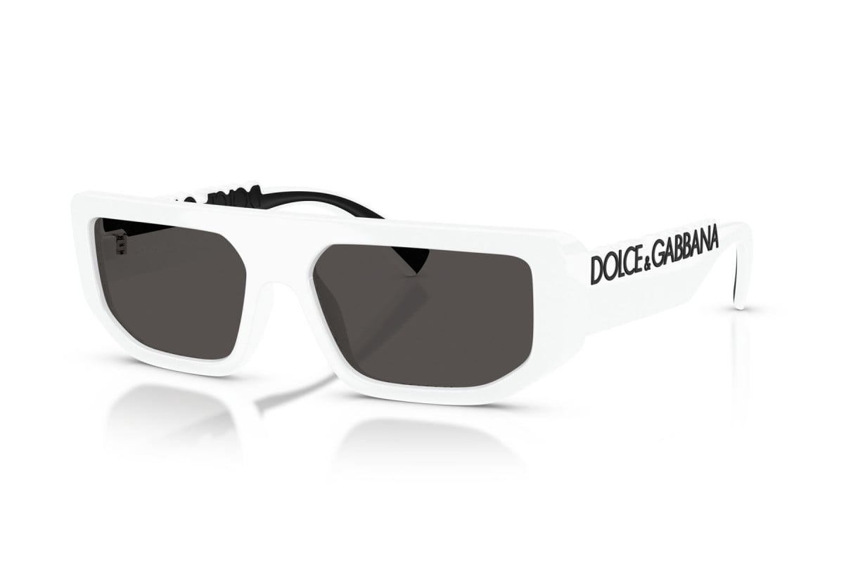 OCCHIALE DA SOLE UNISEX | DOLCE & GABBANA DG 6203 - 331287 BIANCO - CALIBRO 56