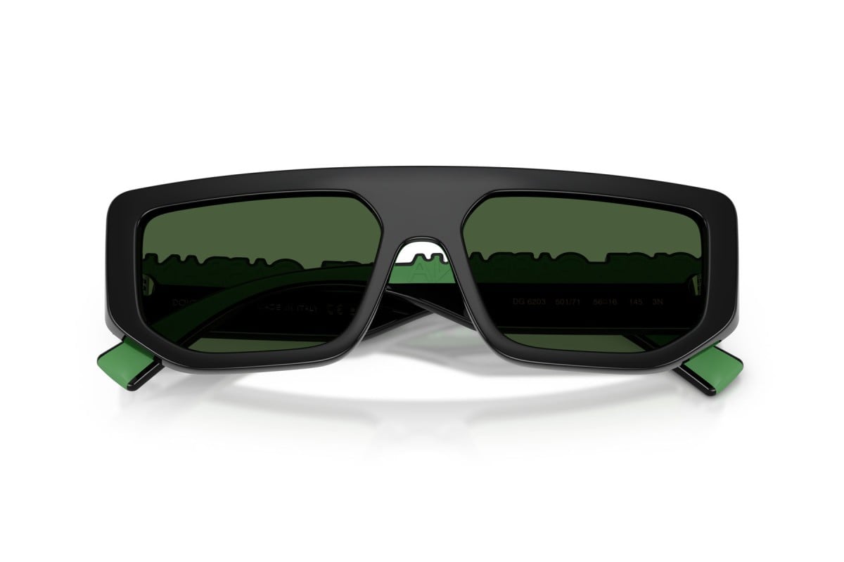 OCCHIALE DA SOLE UNISEX | DOLCE & GABBANA DG 6203 - 501/71 NERO - CALIBRO 56