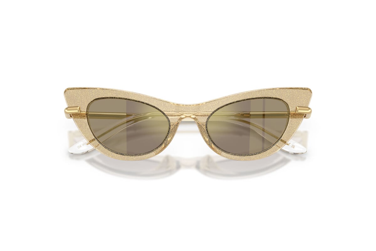 DOLCE & GABBANA - 31035A ORO SCINTILLANTE | OCCHIALE DA SOLE JUNIOR - DX 4008 CALIBRO 44