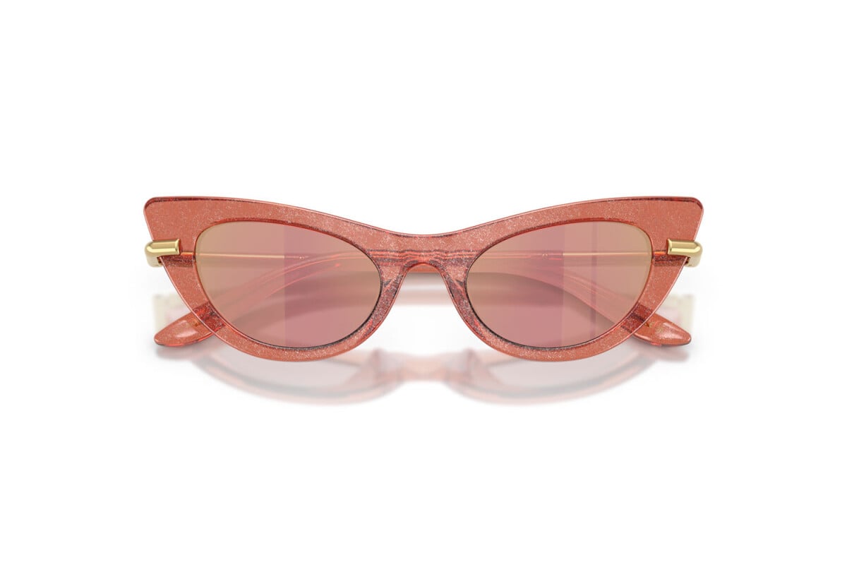 DOLCE & GABBANA - 3104/Z ROSA GLITTERATO | OCCHIALE DA SOLE JUNIOR - DX 4008 CALIBRO 44