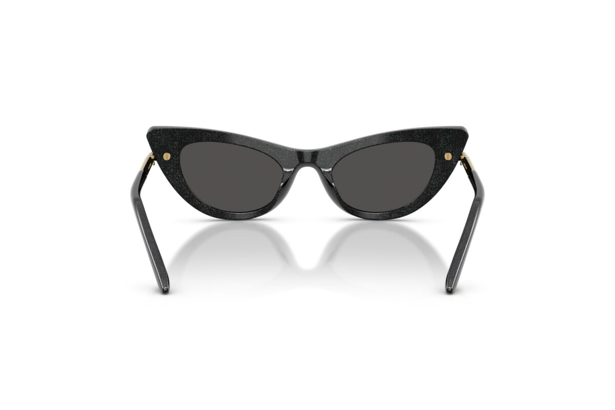 DOLCE & GABBANA - 324187 GLITTER NERO | OCCHIALE DA SOLE JUNIOR - DX 4008 CALIBRO 44
