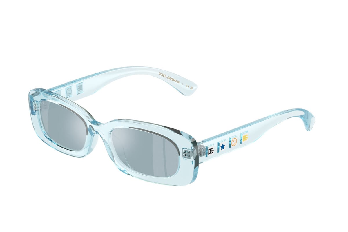 DOLCE & GABBANA - 33466J AZZURRO TRASPARENTE | OCCHIALE DA SOLE JUNIOR - DX 6006U CALIBRO 46