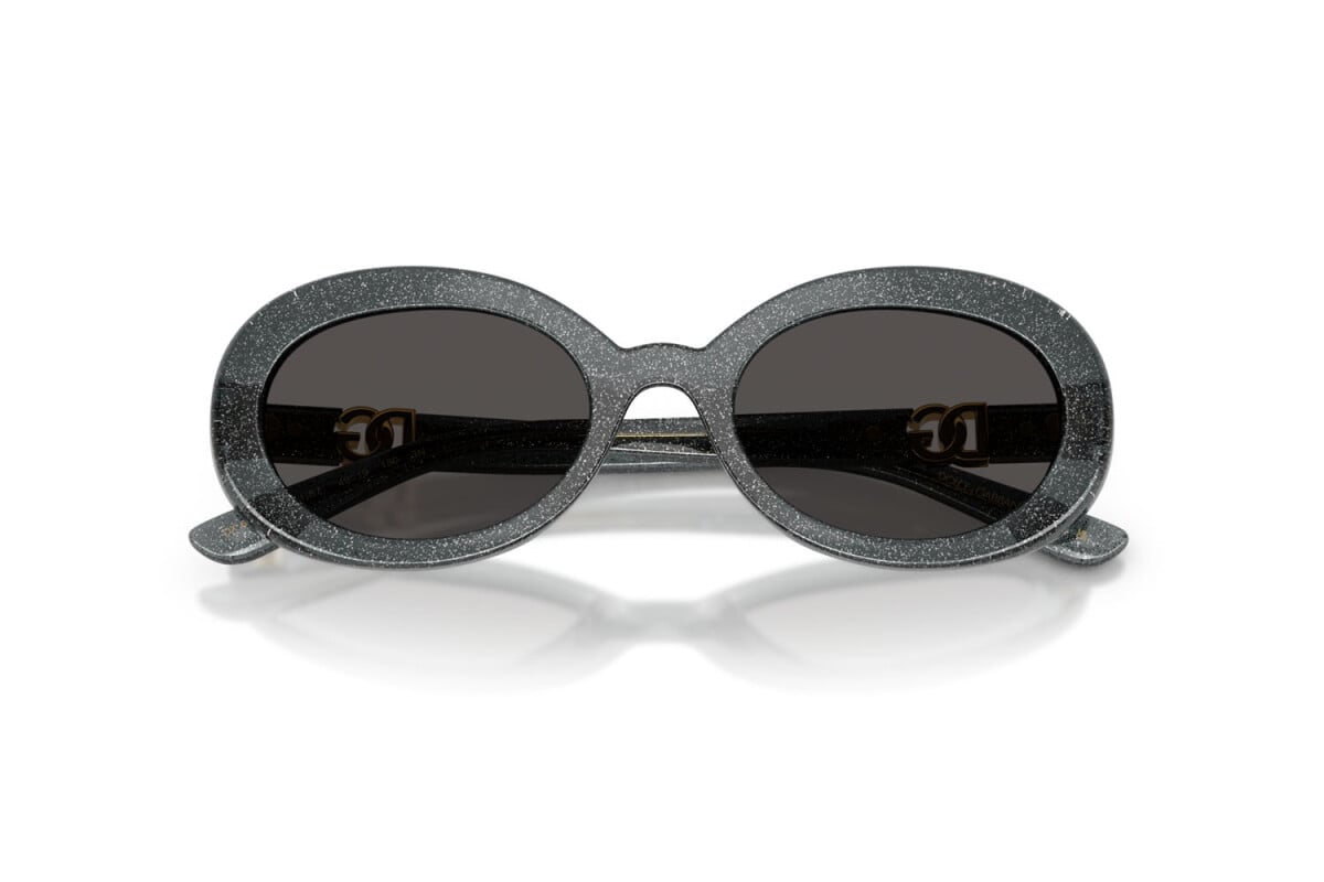 DOLCE & GABBANA - 324187 GLITTER NERO | OCCHIALE DA SOLE JUNIOR - DX 6007U CALIBRO 49