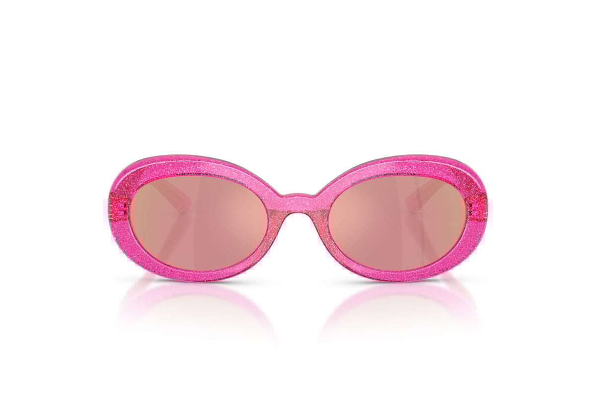 DOLCE & GABBANA - 3351/Z ROSA GLITTERATO | OCCHIALE DA SOLE JUNIOR - DX 6007U CALIBRO 49