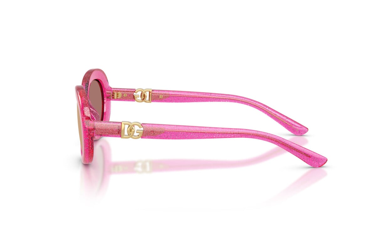 DOLCE & GABBANA - 3351/Z ROSA GLITTERATO | OCCHIALE DA SOLE JUNIOR - DX 6007U CALIBRO 49