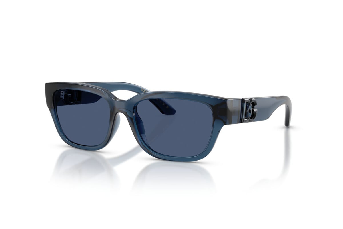 DOLCE & GABBANA - 300980 BLU TRASPARENTE | OCCHIALE DA SOLE JUNIOR - DX 6009 CALIBRO 50