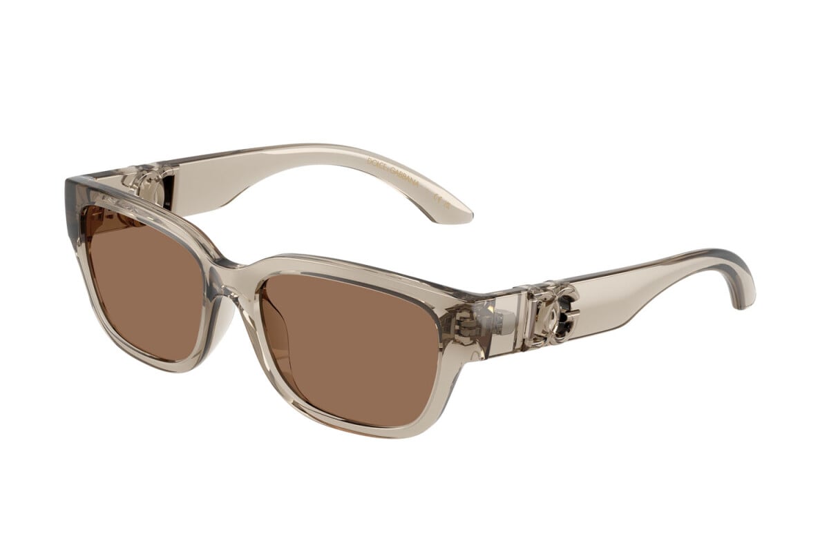 DOLCE & GABBANA - 329173 BEIGE TRASPARENTE | OCCHIALE DA SOLE JUNIOR - DX 6009 CALIBRO 50