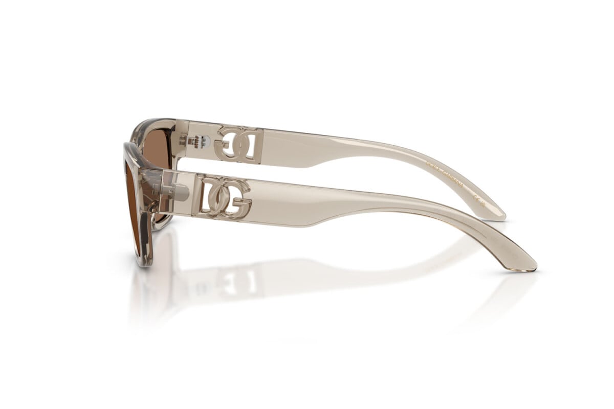 DOLCE & GABBANA - 329173 BEIGE TRASPARENTE | OCCHIALE DA SOLE JUNIOR - DX 6009 CALIBRO 50