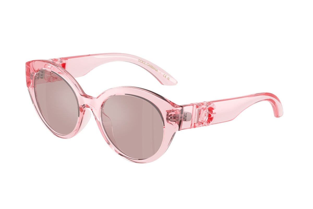 DOLCE & GABBANA - 3098VS ROSA TRASPARENTE | OCCHIALE DA SOLE JUNIOR - DX 6010 CALIBRO 47