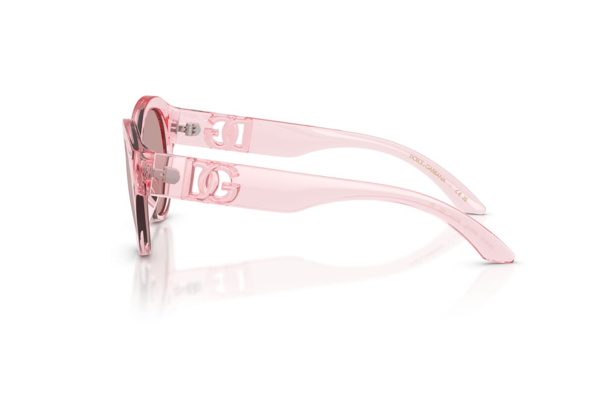 DOLCE & GABBANA - 3098VS ROSA TRASPARENTE | OCCHIALE DA SOLE JUNIOR - DX 6010 CALIBRO 47