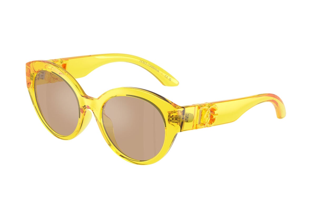 DOLCE & GABBANA - 333474 GIALLO TRASPARENTE | OCCHIALE DA SOLE JUNIOR - DX 6010 CALIBRO 47