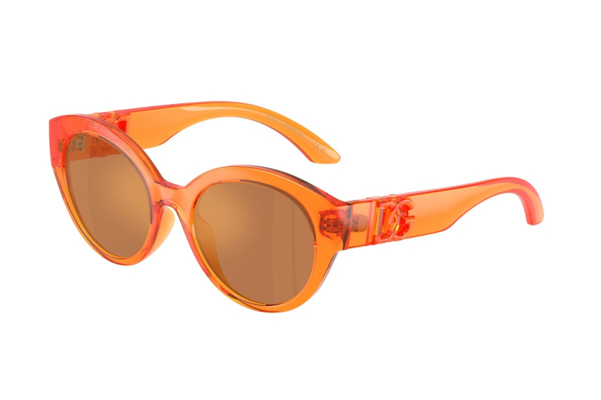 DOLCE & GABBANA - 33887J ARANCIONE TRASPARENTE | OCCHIALE DA SOLE JUNIOR - DX 6010 CALIBRO 47