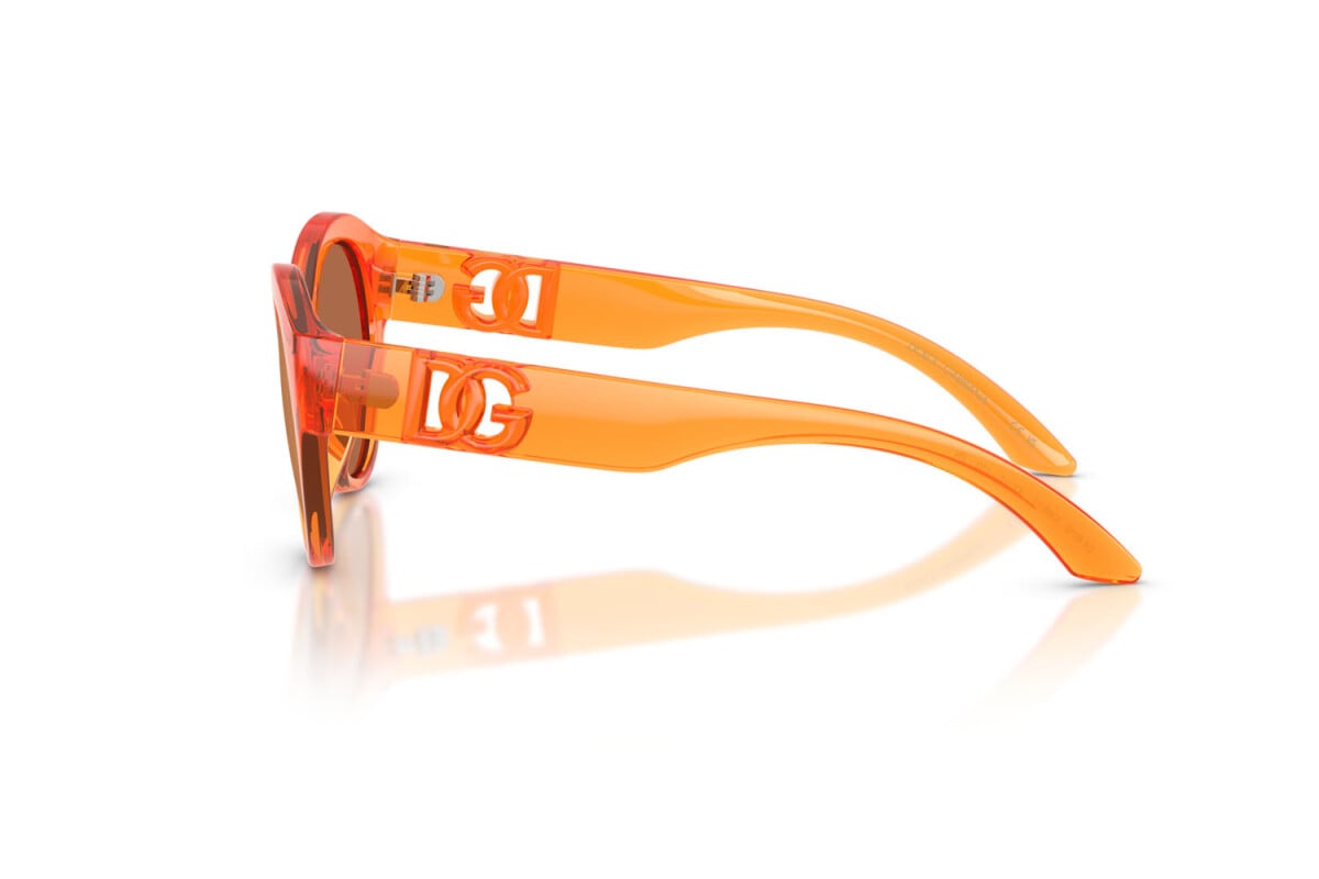 DOLCE & GABBANA - 33887J ARANCIONE TRASPARENTE | OCCHIALE DA SOLE JUNIOR - DX 6010 CALIBRO 47