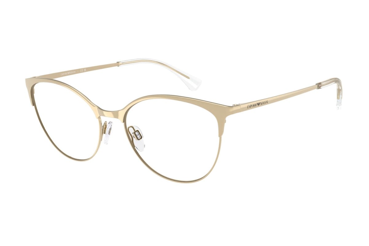 EMPORIO ARMANI - 3013 ORO PALLIDO LUCIDO | OCCHIALE DA VISTA DONNA - EA 1087 CALIBRO 54