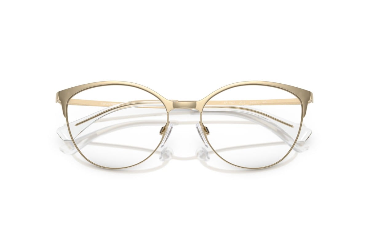 EMPORIO ARMANI - 3013 ORO PALLIDO LUCIDO | OCCHIALE DA VISTA DONNA - EA 1087 CALIBRO 54