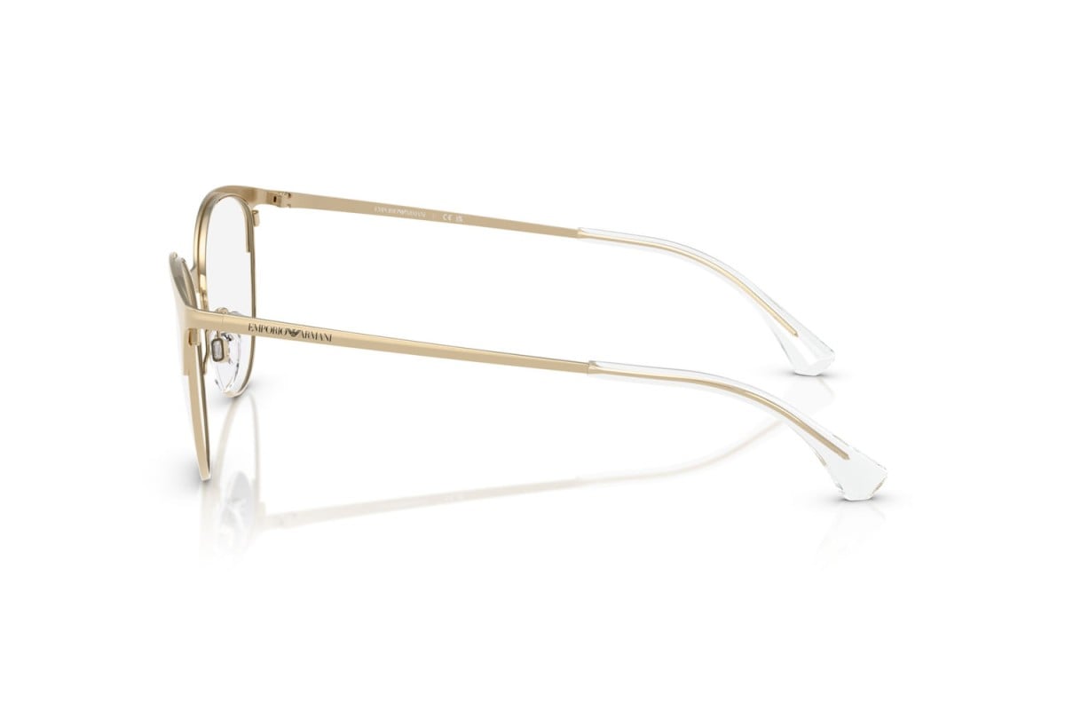 EMPORIO ARMANI - 3013 ORO PALLIDO LUCIDO | OCCHIALE DA VISTA DONNA - EA 1087 CALIBRO 54