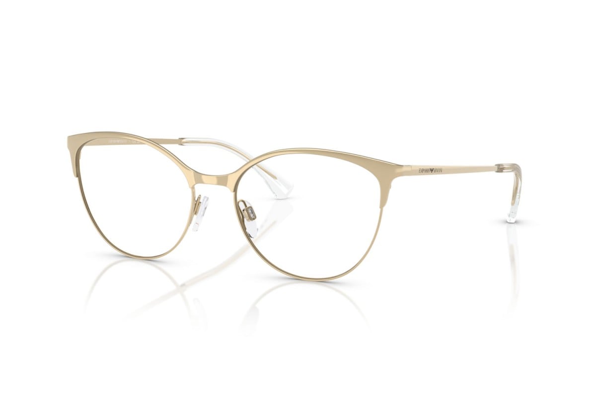 EMPORIO ARMANI - 3013 ORO PALLIDO LUCIDO | OCCHIALE DA VISTA DONNA - EA 1087 CALIBRO 54
