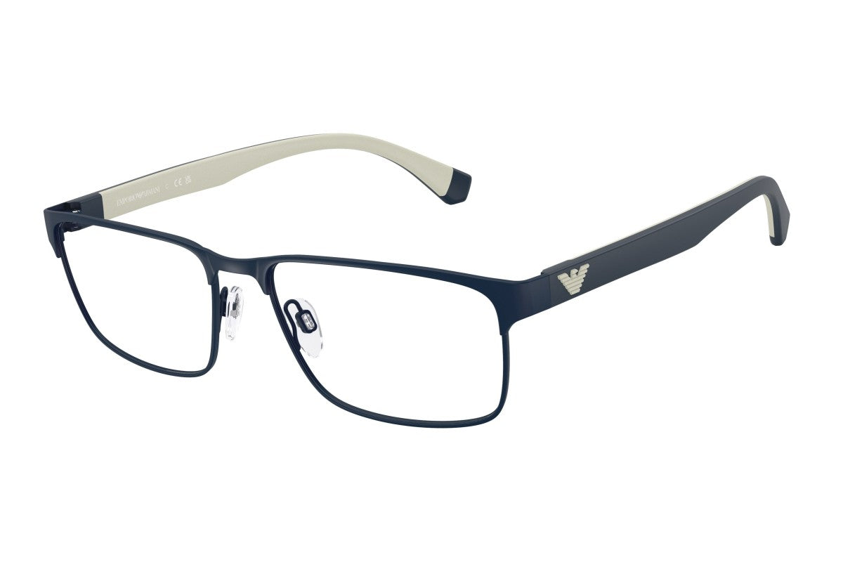 OCCHIALE DA VISTA UOMO | EMPORIO ARMANI EA 1105 - 3018 BLU OPACO - CALIBRO 58
