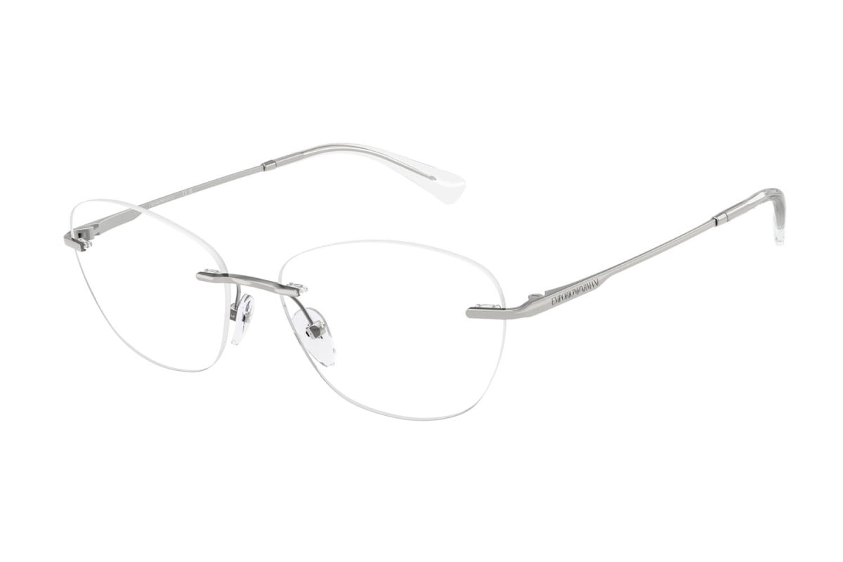 EMPORIO ARMANI - 3015 ARGENTO LUCIDO | OCCHIALE DA VISTA DONNA - EA 1167 CALIBRO 53