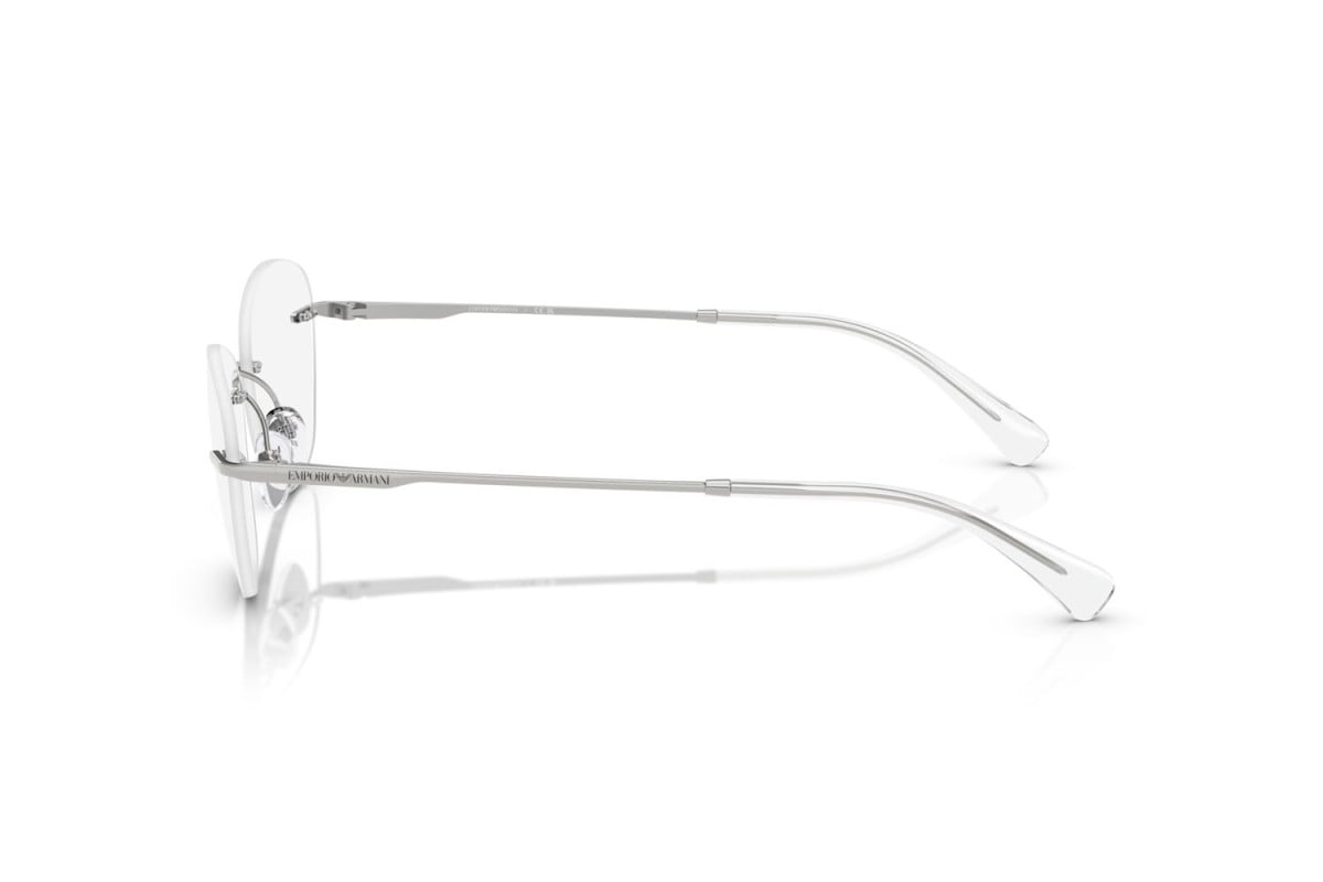 EMPORIO ARMANI - 3015 ARGENTO LUCIDO | OCCHIALE DA VISTA DONNA - EA 1167 CALIBRO 53