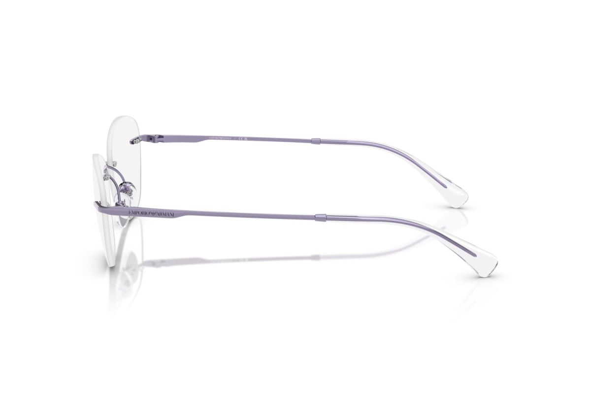 EMPORIO ARMANI - 3383 VIOLA METALLIZZATO LUCIDO | OCCHIALE DA VISTA DONNA - EA 1167 CALIBRO 55