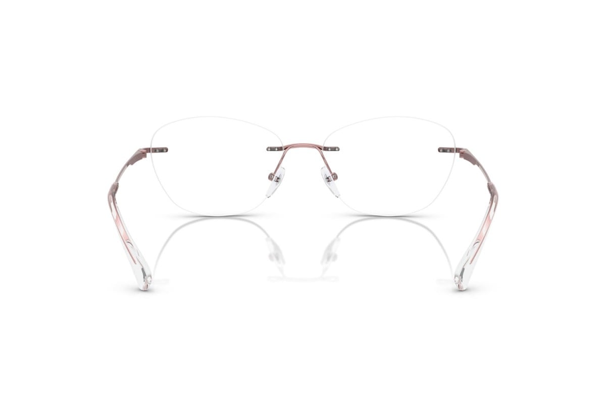 EMPORIO ARMANI - 3390 ROSA METALLIZZATO LUCIDO | OCCHIALE DA VISTA DONNA - EA 1167 CALIBRO 53