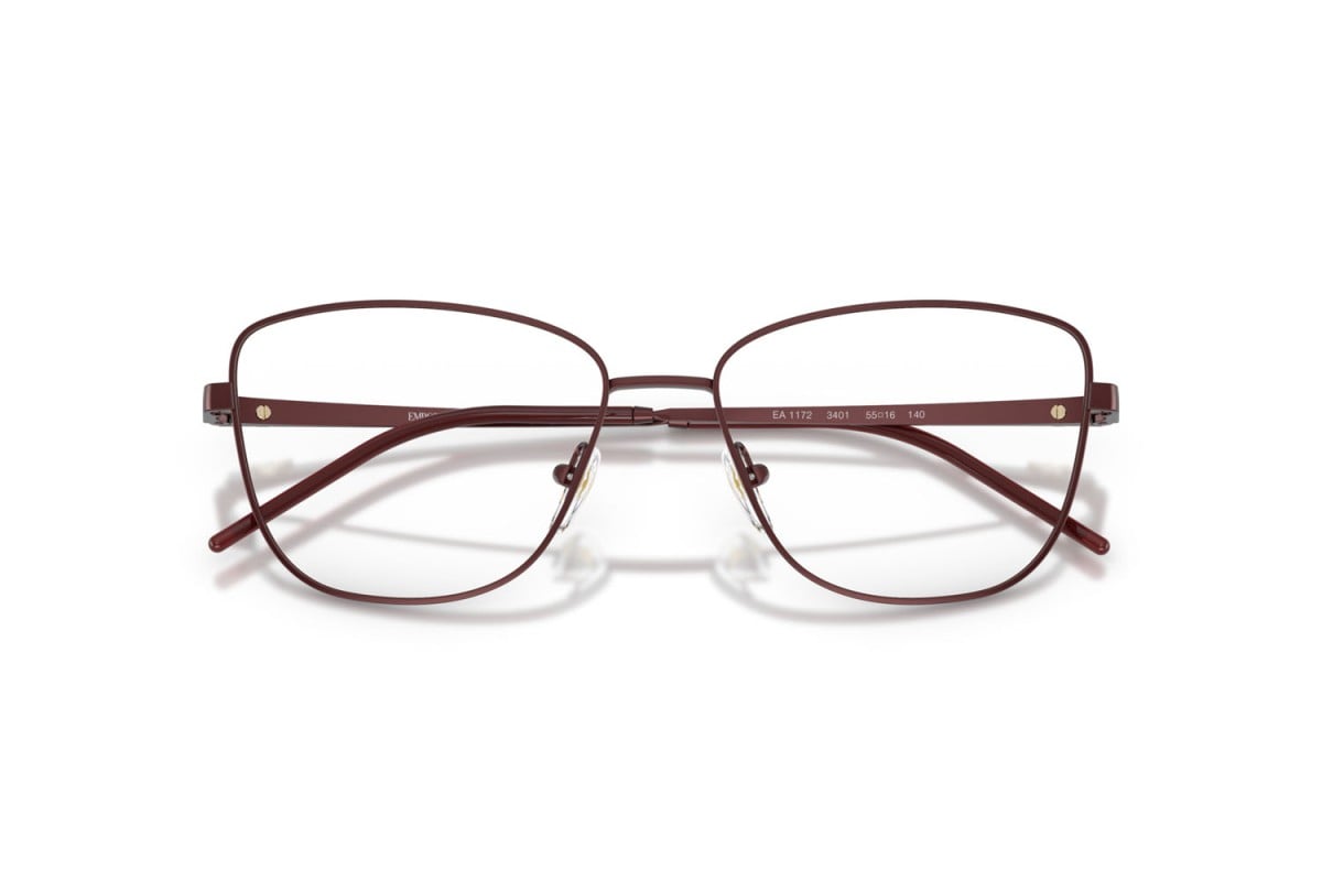 OCCHIALE DA VISTA DONNA | EMPORIO ARMANI EA 1172 - 3401 BORDEAUX OPACO - CALIBRO 55