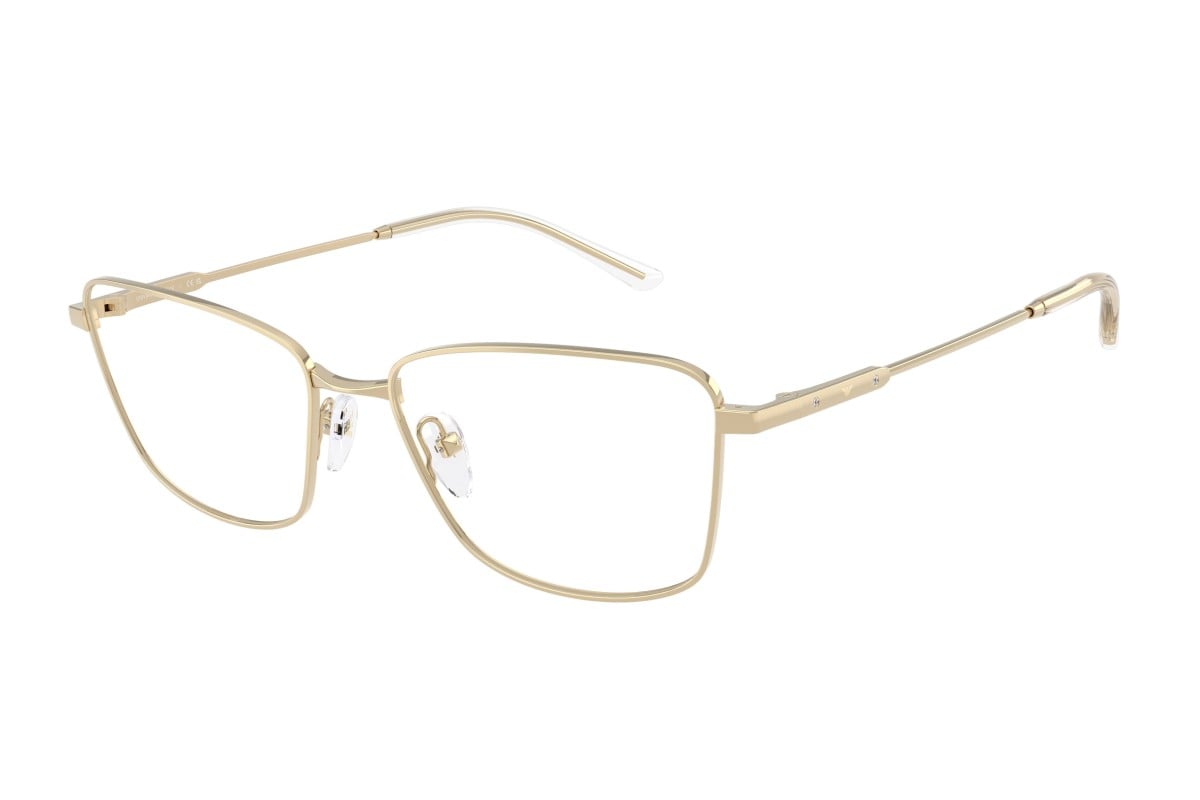 OCCHIALE DA VISTA DONNA | EMPORIO ARMANI EA 1185B - 3013 ORO PALLIDO LUCIDO - CALIBRO 56